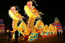 2023唐山南湖春节灯会